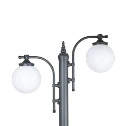 Lantaarnpaal Madeira 2-lamps antraciet