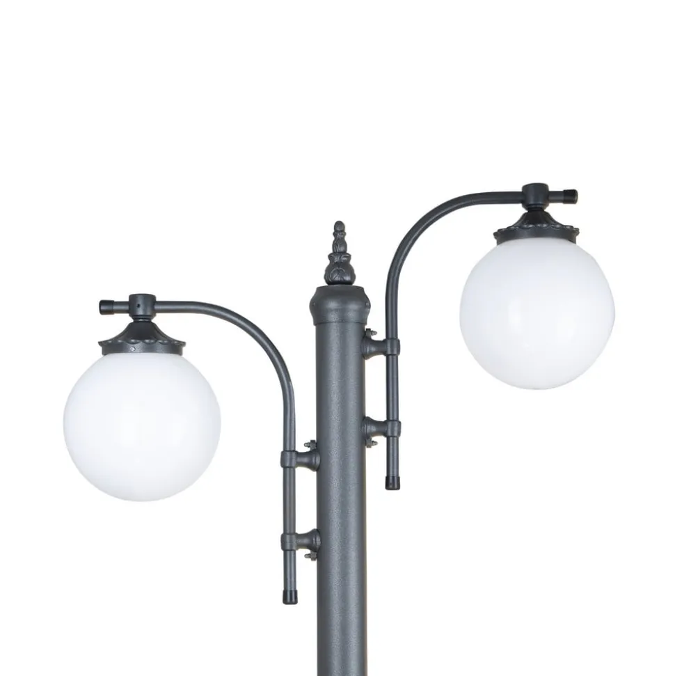 Lantaarnpaal Madeira 2-lamps antraciet