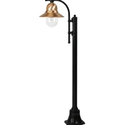 Lantaarnpaal Toscane 1-lamp 150 cm, zwart