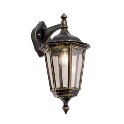 Lantaarnvormige buitenwandlamp Fabio, hangend