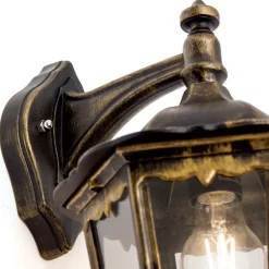 Lantaarnvormige buitenwandlamp Fabio, hangend