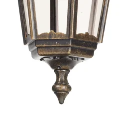 Lantaarnvormige buitenwandlamp Fabio, hangend