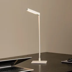 Lavale LED tafellamp, wit, dimbaar, hoogte 42 cm