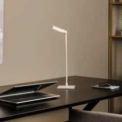 Lavale LED tafellamp, wit, dimbaar, hoogte 42 cm