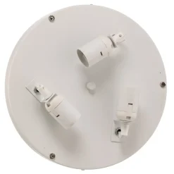 Leano beige ronde plafondlamp van rotan