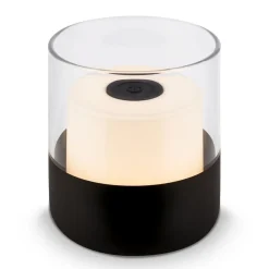 LED accu-tafellamp 7483 IP44 dimmer, zwart