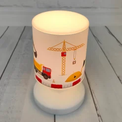 LED accu-tafellamp Baustelle, USB, IP44