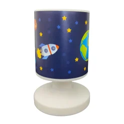 LED accu-tafellamp Weltall, USB, IP44