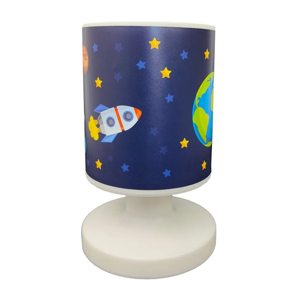 LED accu-tafellamp Weltall, USB, IP44