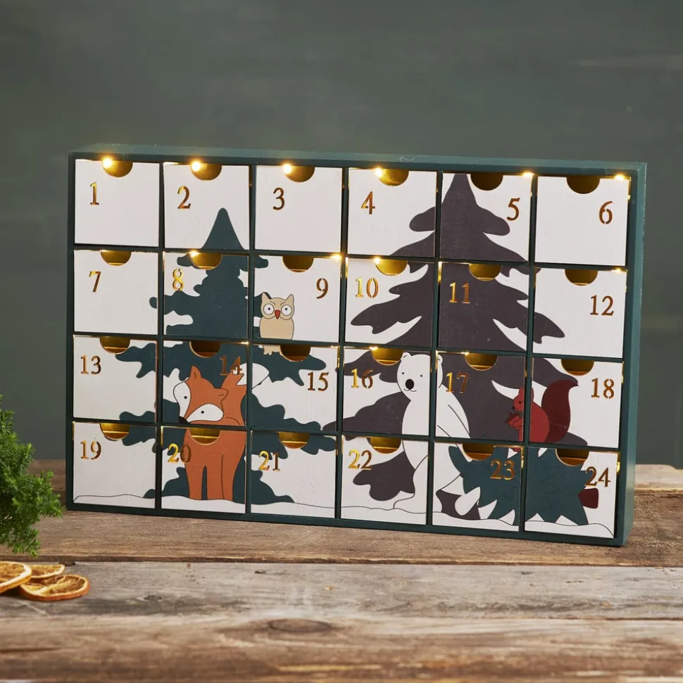 LED adventskalender Forest Friends