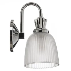 LED badk wandlamp Cora m gl lampenkap, m 1 lampje