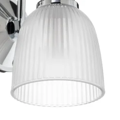 LED badk wandlamp Cora m gl lampenkap, m 1 lampje