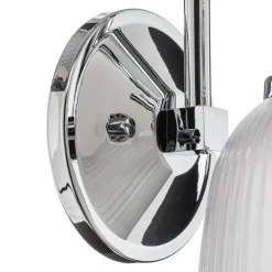 LED badk wandlamp Cora m gl lampenkap, m 1 lampje