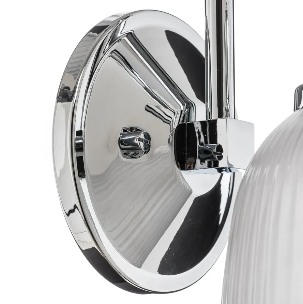 LED badk wandlamp Cora m gl lampenkap, m 1 lampje