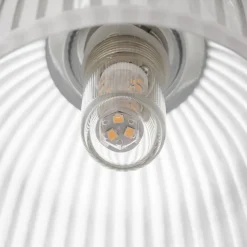 LED badk wandlamp Cora m gl lampenkap, m 1 lampje