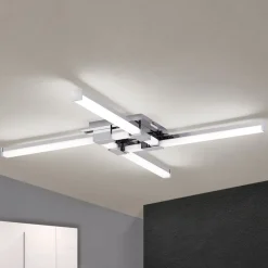 LED badkamer plafondlamp Argo met vier lampjes