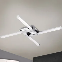 LED badkamer plafondlamp Argo met vier lampjes