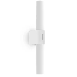 LED badkamer wandlamp Helva Double Basic, wit