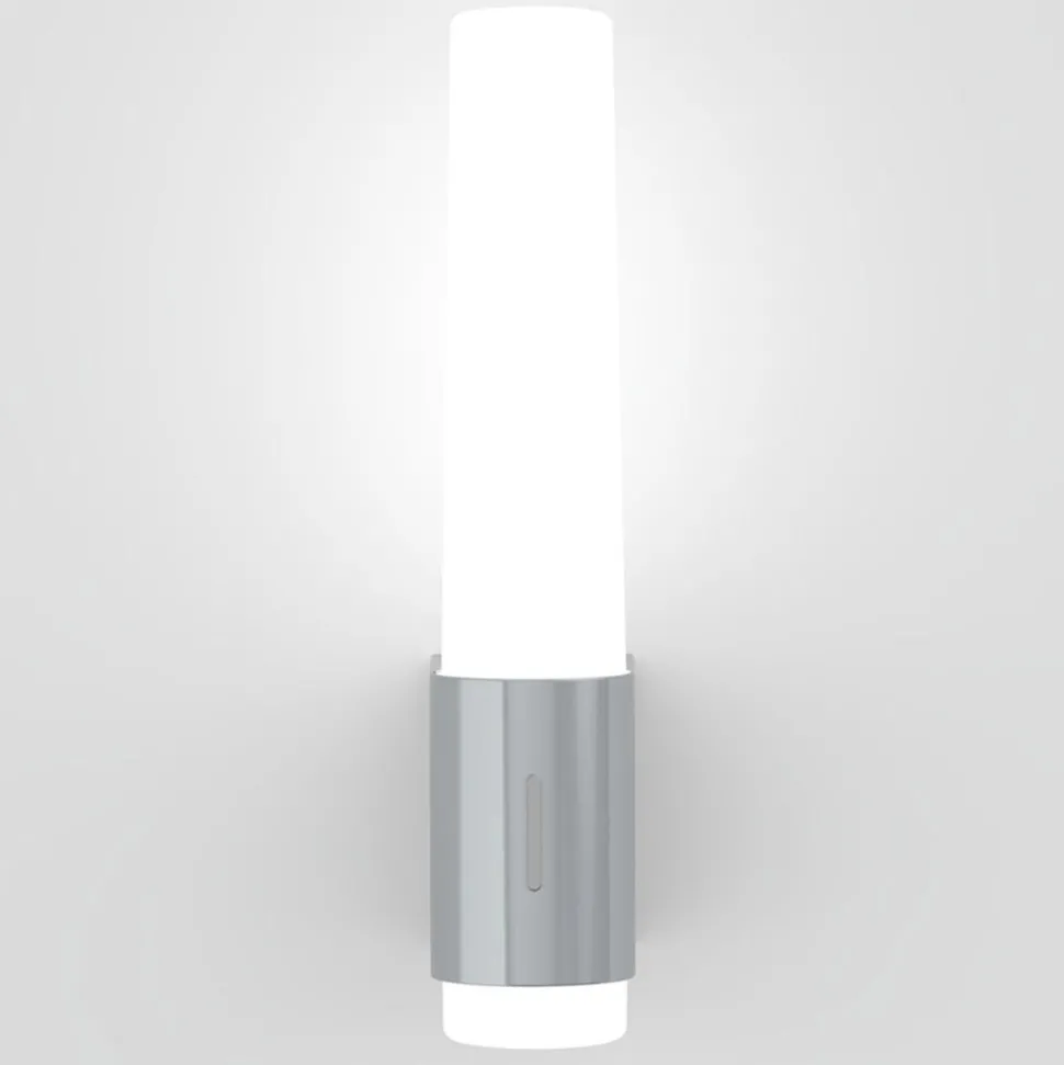 LED badkamer wandlamp Helva Night, chroom