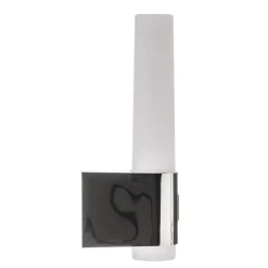 LED badkamer wandlamp Helva Night, chroom