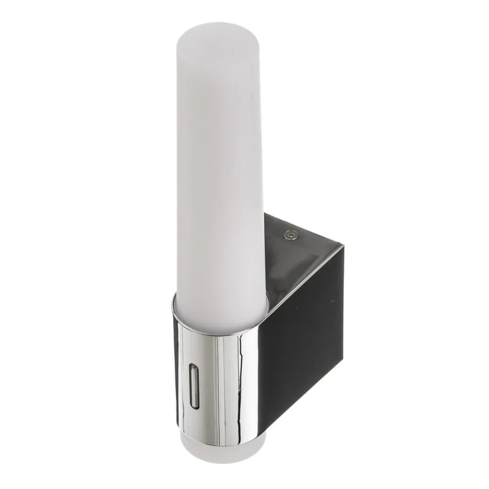 LED badkamer wandlamp Helva Night, chroom