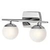 LED badkamer wandlamp Jasper, 2-lamps