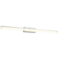LED badkamer wandlamp Lucande, 46cm, chroom, metaal, IP44