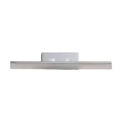 LED badkamer wandlamp Lucande, 32cm, chroom, metaal, IP44