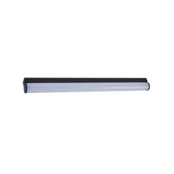 LED badkamer wandlamp Vilmara, zwart, metaal, IP44