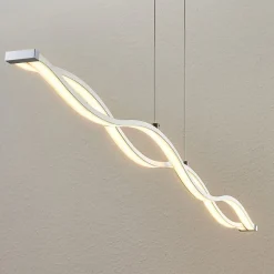 LED balkhanglamp Roan, golfvormig