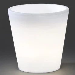 LED bloempot Assisi verlicht Ø 28 cm