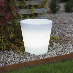 LED bloempot Assisi verlicht Ø 28 cm