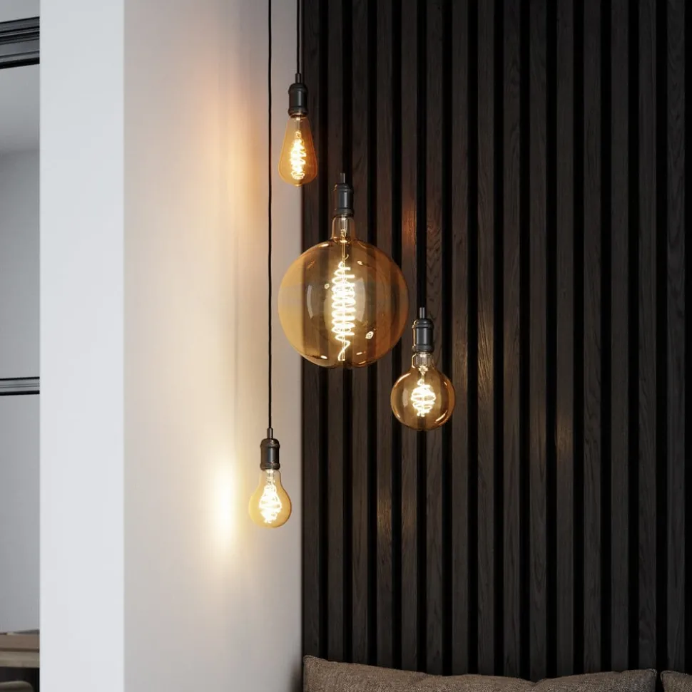 LED bol E27 G200 smart 4,7W 2.200K 380lm amber