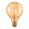 LED bol E27 G80 4W filament 1.700K amber dimbaar