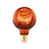 LED bol E27 G80 4W filament 2.000K koper
