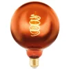 LED bol E27 G125 4W 2.000K filament koper