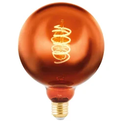 LED bol E27 G125 4W 2.000K filament koper