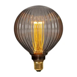 LED bol G125 Decoled E27 1W 2.000K rookgrijs