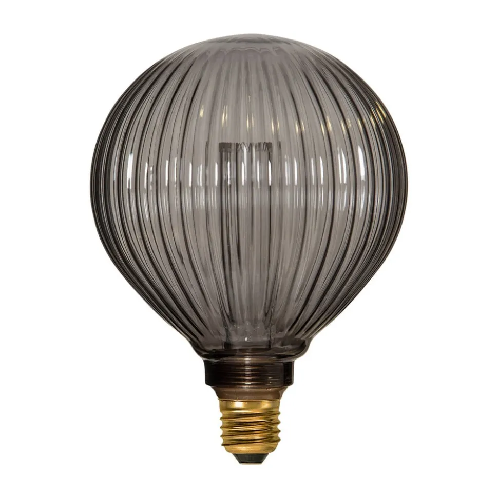 LED bol G125 Decoled E27 1W 2.000K rookgrijs