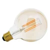 LED bollamp E27 G95 6W amber 2.200K dimbaar