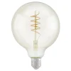 LED bollamp E27 G125 4W 2.200K filament