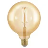 LED bollamp E27 G125 4W 1.700K filament goud