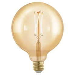 LED bollamp E27 G125 4W 1.700K filament goud