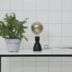 LED bollamp E27 2W G125 Decoled Spiral Smoke