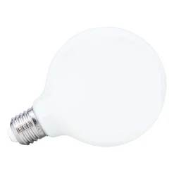 LED bollamp E27 6W G80 opaal dimbaar