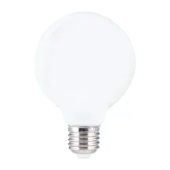 LED bollamp E27 6W G80 opaal dimbaar