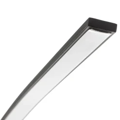 LED boog-vloerlamp Bangkok, mat zwart