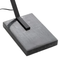 LED boog-vloerlamp Bangkok, mat zwart