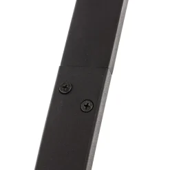 LED boog-vloerlamp Bangkok, mat zwart