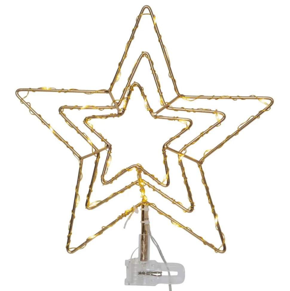 LED boomtop Topsy, 3D-ster batterijvoeding